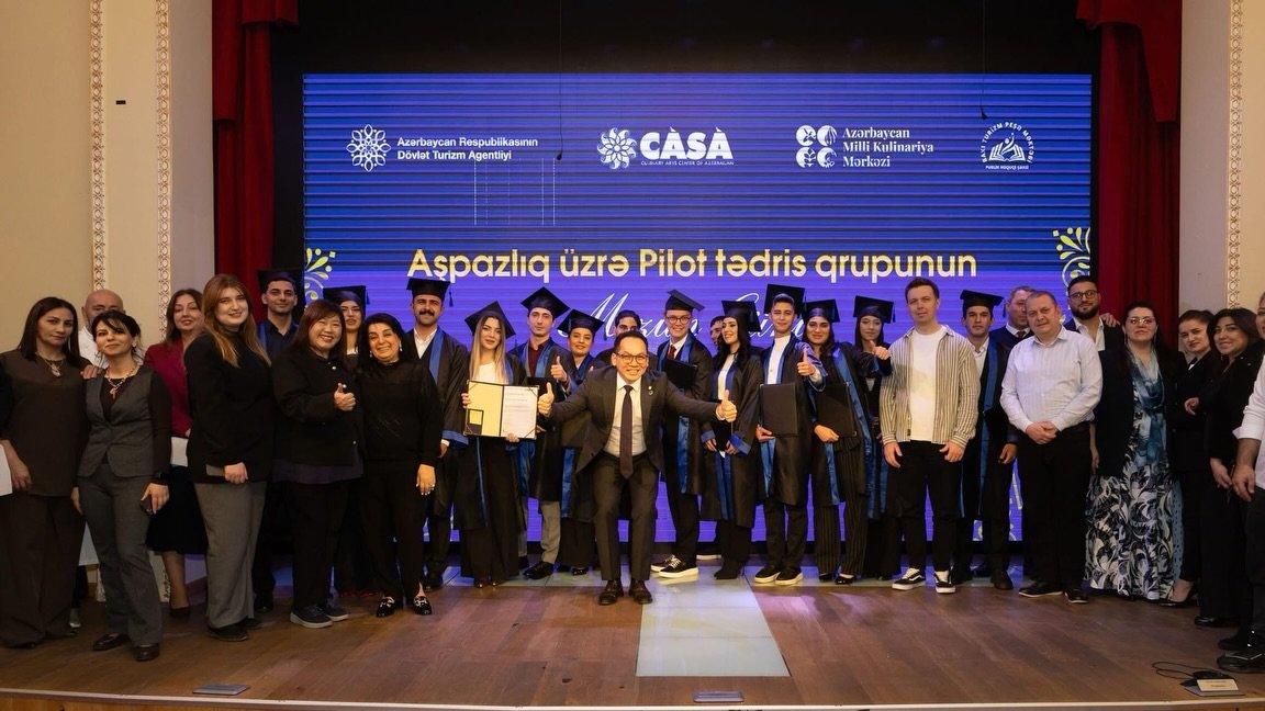 Aşpazlıq üzrə pilot tədris qrupunun “Məzun günü” keçirilib