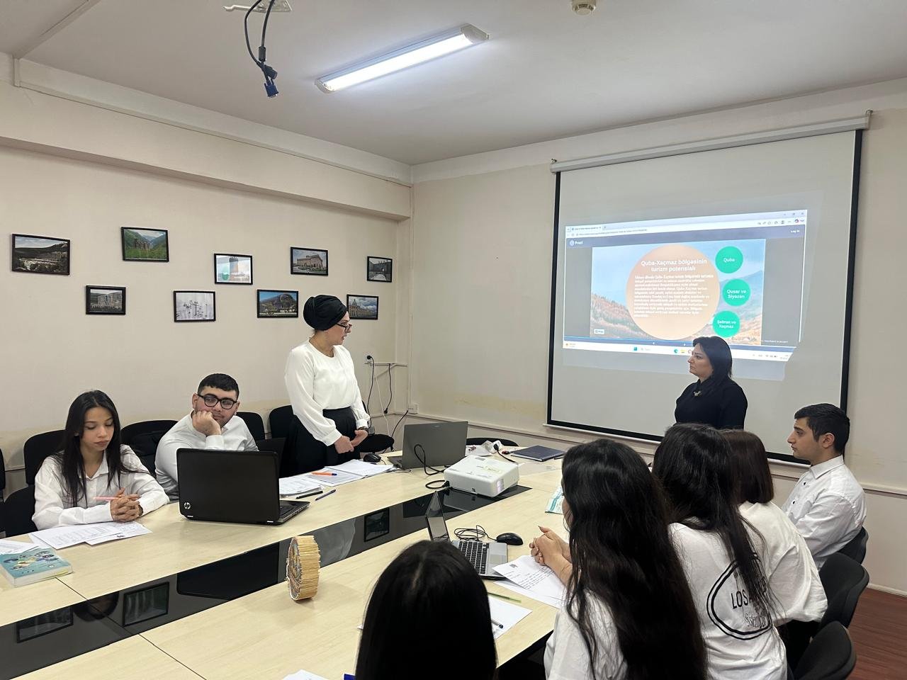 Bakı Turizm Peşə Məktəbində “Turizm coğrafiyası” modulu üzrə açıq dərslər keçirilib